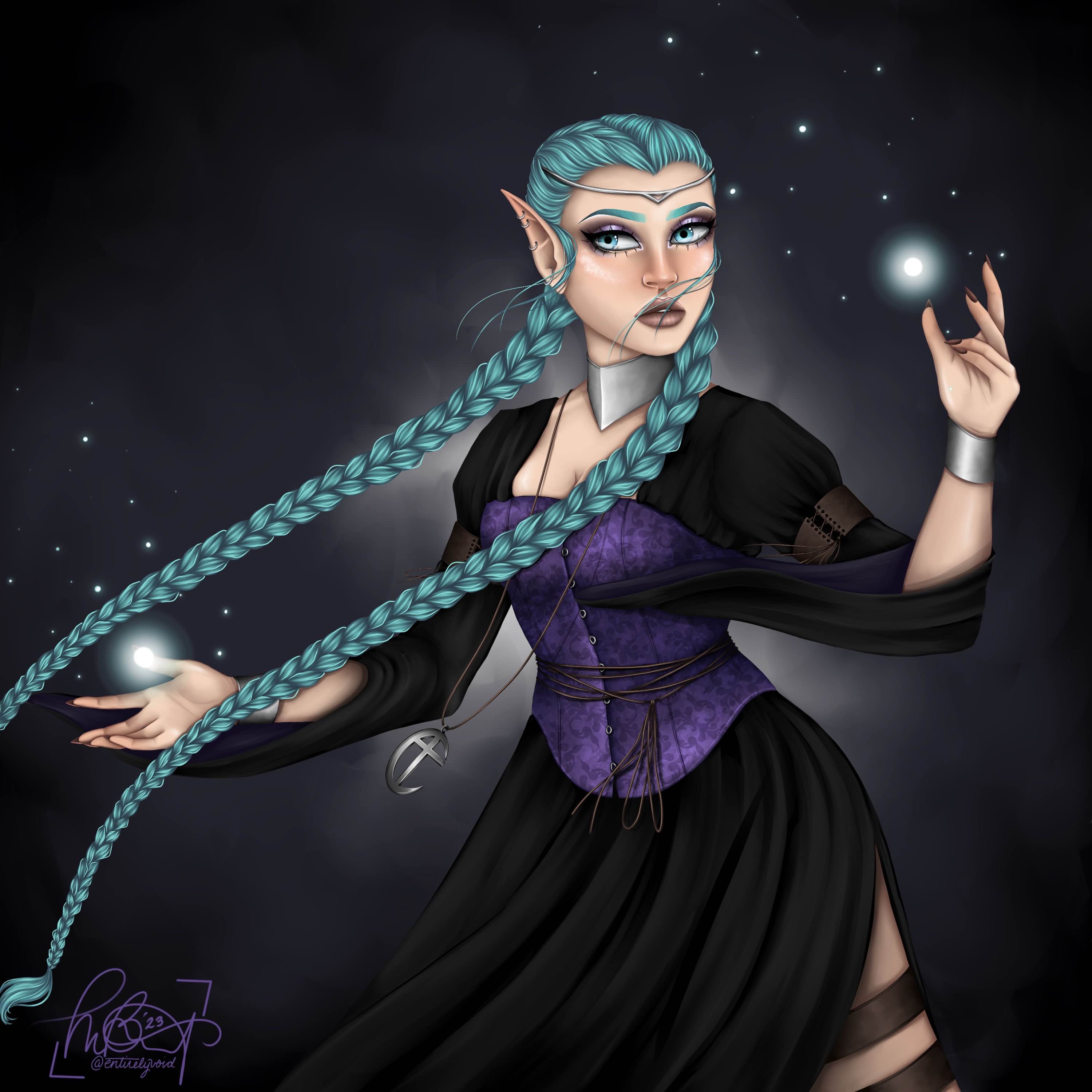 Original character illustration. Created in Procreate in 2023.